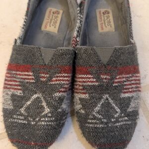 BOBS from Skechers Gray Memory Foam Shoes